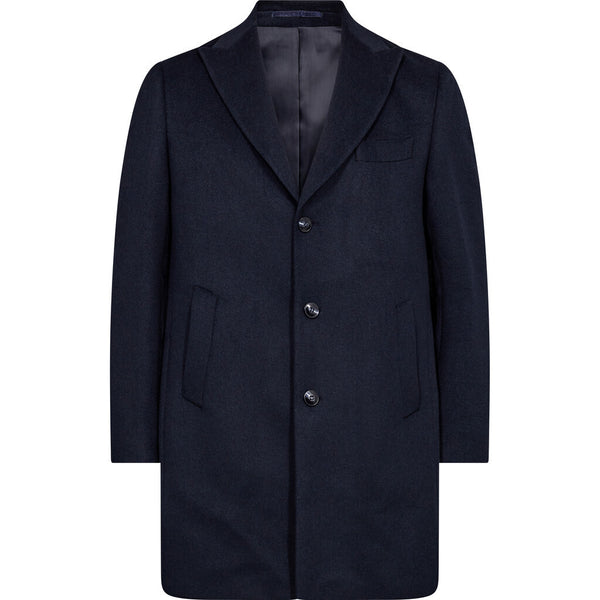 2Blind2C Cooper Wool & Mohair Coat Coat NAV Navy