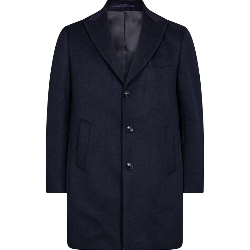 2Blind2C Cooper Wool & Mohair Coat Coat NAV Navy