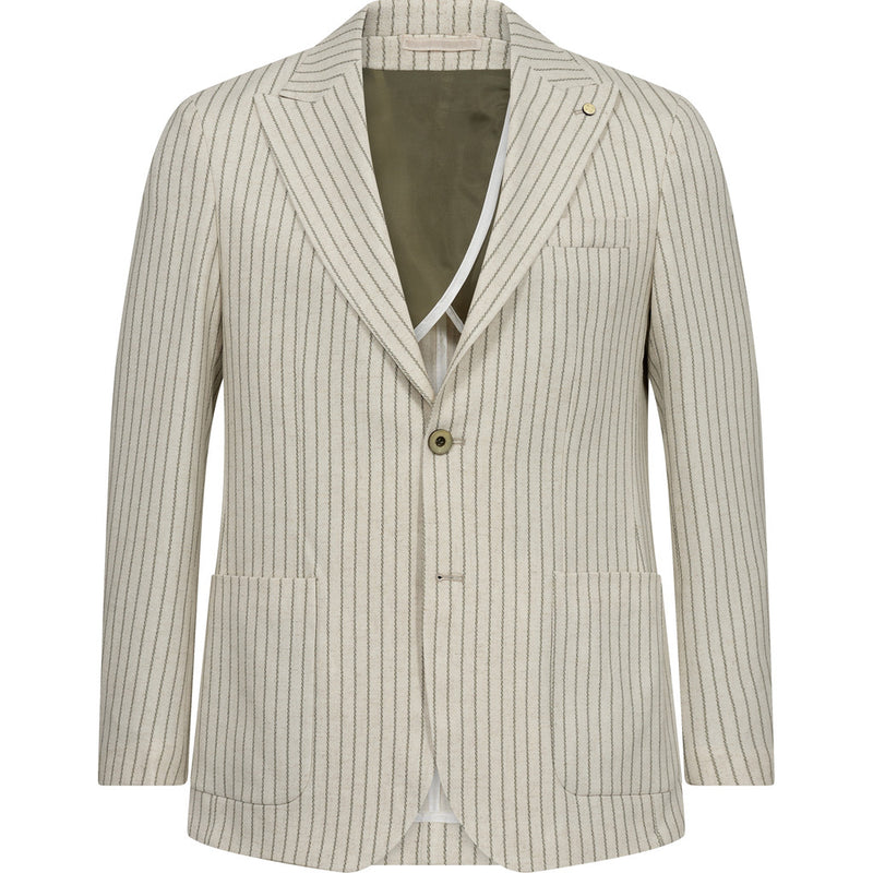 2Blind2C Faith Stripe Blazer Blazer Fitted GRN Green