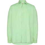 2Blind2C Felipe Linen Shirt Shirt LS Fitted GRN Green