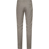2Blind2C Flint Cotton Linen Drawstring Trouser Suit Pant Fitted BGE Beige