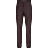 2Blind2C Flint Fitted Wool Suitpant Suit Pant Fitted BUR Burgundy