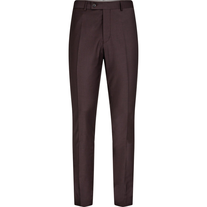 2Blind2C Flint Fitted Wool Suitpant Suit Pant Fitted BUR Burgundy