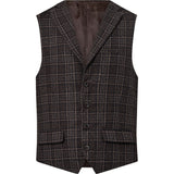 2Blind2C Wolf Check Wool Vest Vest NAV Navy