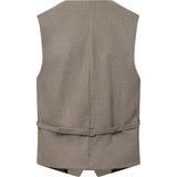 2Blind2C Wolf Flanell Wool Vest Vest LBR Light Brown