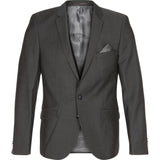 2Blind2C Ford Flint Pure Wool Fitted Suit NOOS Suit Fitted DGR Dark Grey